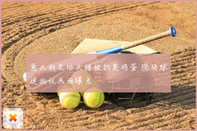 意大利足协大楼被扔臭鸡蛋 现场球迷抗议画面曝光
